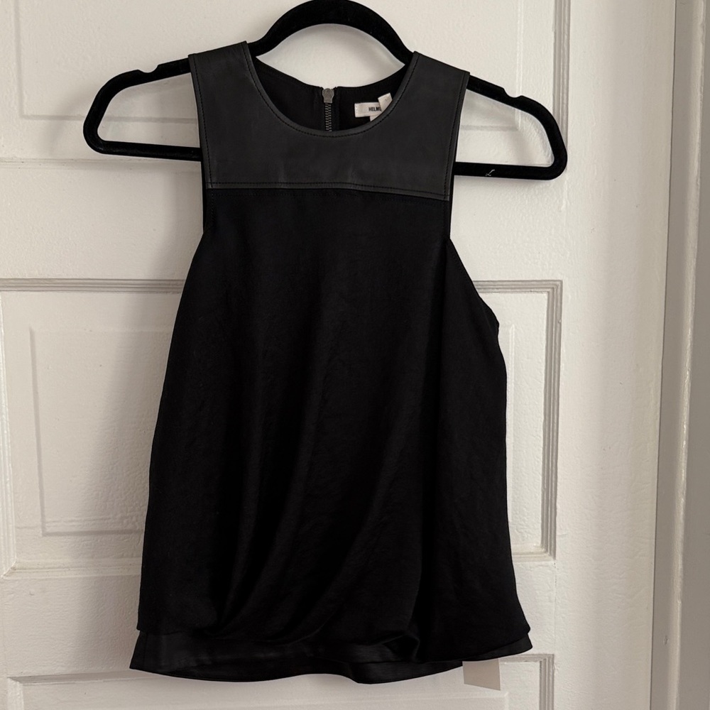 Helmut Lang Black Sleeveless Top